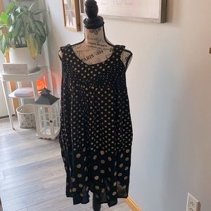 Black Guaze Summer Dress or Swimsuit Cover-up